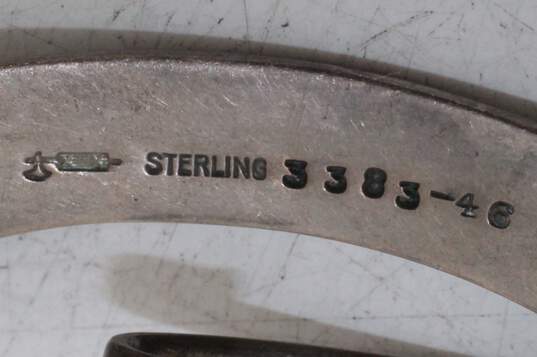 Artisan Signed Sterling Silver Brooch - 38.7g image number 5