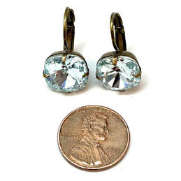 Designer Liz Palacios Gold-Tone Crystal Cut Stone Classic Drop Earrings alternative image