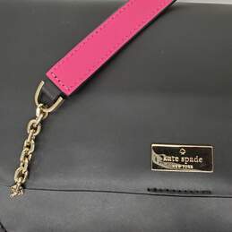 Kate Spade Lizz Putnam Drive Black & Pink Leather Conv. Clutch Bag WKRU5202 alternative image