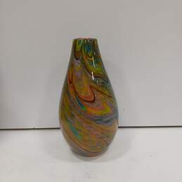 Vintage Multicolored Glass Vase alternative image