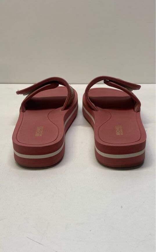 Michael Kors Rose Platform Slide Sandals Shoes Size 9 M image number 4