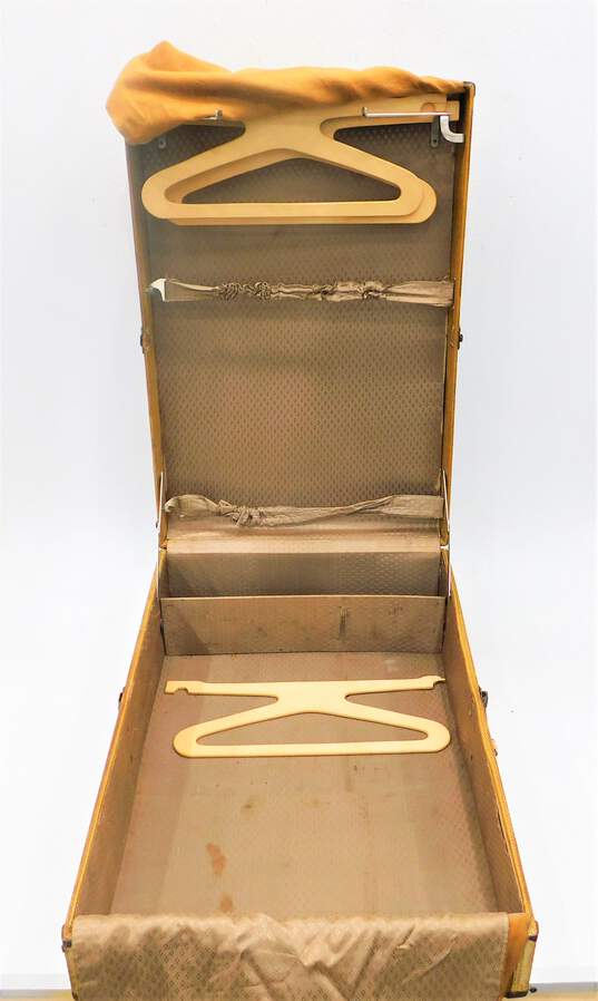 Large Vintage Suitcase with Hangers