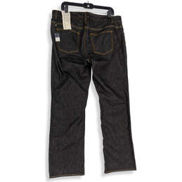 NWT Womens Black Denim Signature Fit Medium Wash Bootcut Jeans Size 16W alternative image