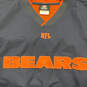 Mens Blue Chicago Bears V-Neck Long Sleeve Windbreaker Jacket Size Large image number 4