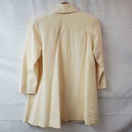 Alorna Cream Color Wool Open Front Jacket Women's Petite alternative image