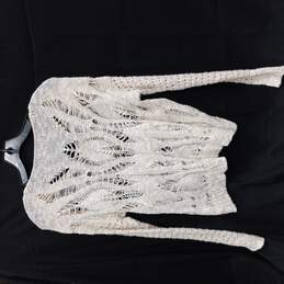 Women's White Sweater Size XS alternative image