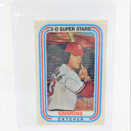 1976 HOF Ted Simmons Kellogg's 3-D Super Stars St Louis Cardinals