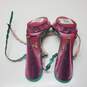 Betsey Johnson Womens Heels Metallic Pink/Green Sz 8.5 image number 5