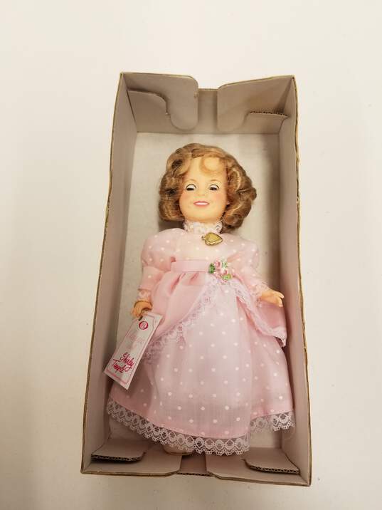 Vintage 1982 Shirley Temple Pink Dress Ideal Doll Collection 8” Doll NRFB image number 2