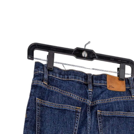 Womens Blue Denim Dark Wash Pockets Stretch Straight Leg Jeans Size 25 image number 4