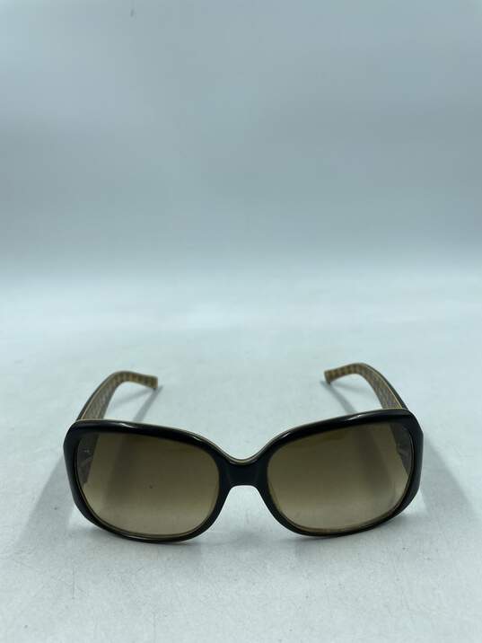 Buy the Tory Burch Black Square Tinted Sunglasses | GoodwillFinds