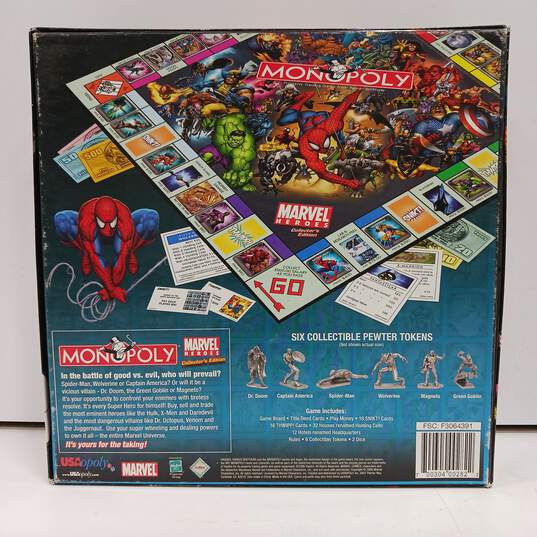 Parker Brothers Marvel Heroes Monopoly Collectors Edition image number 2