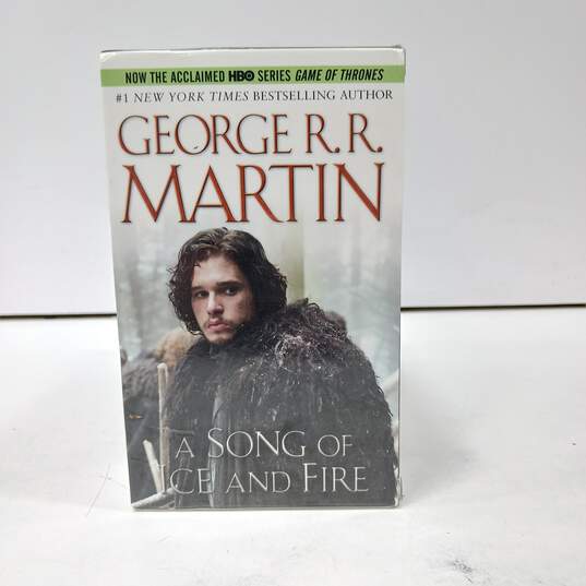 Bundle of 5 George R.R. Martin Game of Thrones Book Box Set image number 6