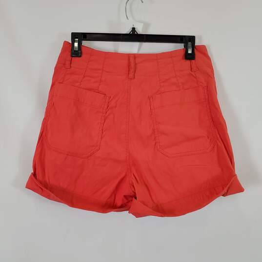 Anthropologie Women's Orange Shorts SZ 29 image number 4