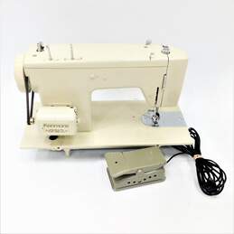 Vintage Sears Kenmore 158 Series Gray Home Sewing Machine w/ Foot Pedal