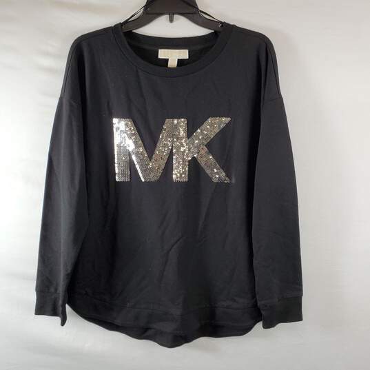 Michael Kors Women Black Sweater L NWT image number 1