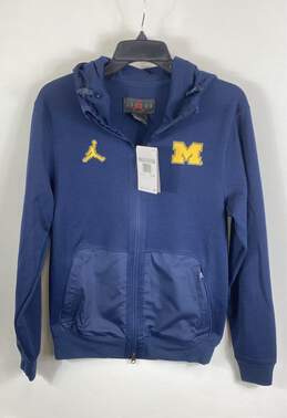 Air Jordan Men Blue Hoodie Sweater XS