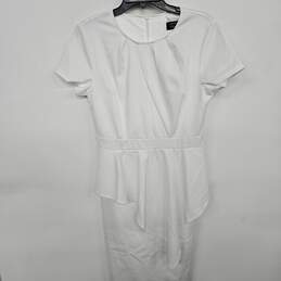 VfShow White Sheath Dress