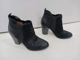 Michael Kors Heeled Black Leather Booties Size 10M alternative image