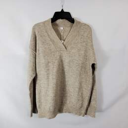 Made with Love Women Beige Sweater Sz 2 Nwt