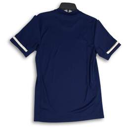 adidas Mens Navy Orange Round Neck Short Sleeve Pullover T-Shirt Size S alternative image