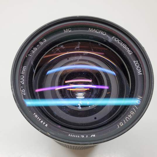 Vivitar 28-200mm 1:35-5.3 MC Macro Focusing Zoom w/ Hoya Lens Untested image number 6