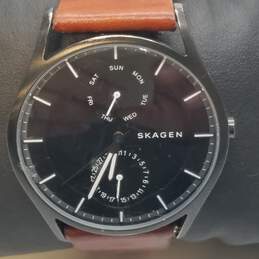 Skagen Denmark SKW6265 40mm St. Steel Sub-Dial Calendar Analog Watch 41.0g
