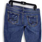 Womens Blue Denim Medium Wash Distressed Pockets Bootcut Jeans Size W29/L31 image number 4
