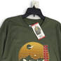NWT Mens Green Graphic Print Crew Neck Long Sleeve Pullover T-Shirt Size XL image number 3