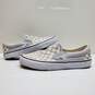 MEN'S VANS 'DOVE GREY/OFF WHITE' CHECKERED SLIP ON SHOES SIZE 8.5 image number 1