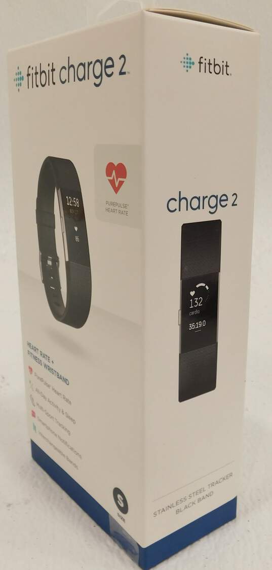 Fitbit Brand Charge 2 Model Heart Rate and Fitness Wristband (Size Small)(Sealed) image number 2