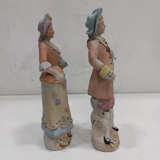 Pair of Vintage Ceramic Figurines Made in Occupied Japan image number 4
