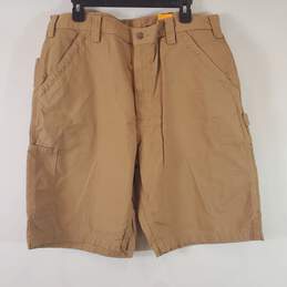 Carhartt Men Brown Canvas Utility Shorts Sz 36 NWT