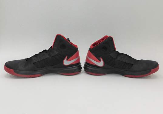 Buy the Nike HyperDunk Black Red Men's Size 18 | GoodwillFinds