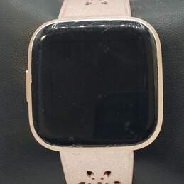 FItbit Classic Rose Gold Tone case with custom purple strap Ladies Smart Fitness Watch