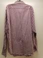 Michael Kors Purple White Check Shirt Size 20 tall image number 2