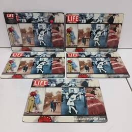 Bundle of 8 LIFE Magazine Cover A Celebration of Love Cork Backed Placemats