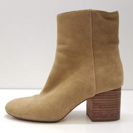 J Crew Leather Suede Ankle Boots Tan 7.5 alternative image