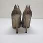 Enzo Angiolini Gold Glitter Platform Heels Sparkly Women's Size 6, Used image number 4