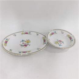 Vintage Liling LING ROSE Oval Serving Platter  And Bowl | Fine China | Yung Shen | China