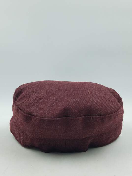 Authentic Burberry London Burgundy Newsboy Ivy Cap image number 2