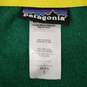 VTG Patagonia MN's Green & Yellow Fleece Sweat Jacket Size SM image number 3