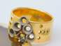 14K Yellow Gold Band Ring Setting 8.2g image number 2