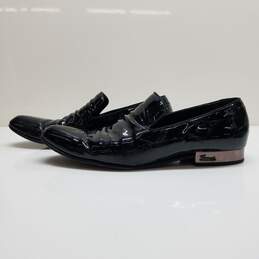 AUTHENTICATED Gucci Black Patent Leather Slip On Shoes Mens Size 9.5 alternative image