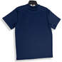 NWT Womens Navy Blue Crew Neck Short Sleeve Pullover T-Shirt Size Small image number 2