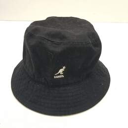 Kangol Black Bucket Hat Size XL
