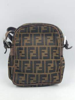 Authentic Fendi Zucca Brown Mini Crossbody Bag alternative image