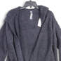 NWT Womens Black Hooded Long Sleeve Open Front Cardigan Sweater Size S image number 3