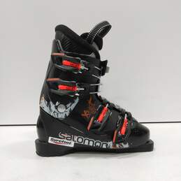 Boys X3 60 T Black Ratchet Buckle Round Toe Mid Calf Ski Boots Size 257 mm alternative image