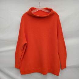 Free People WM's Ottoman Slouchy Orange Tunic Sweater Size X/P